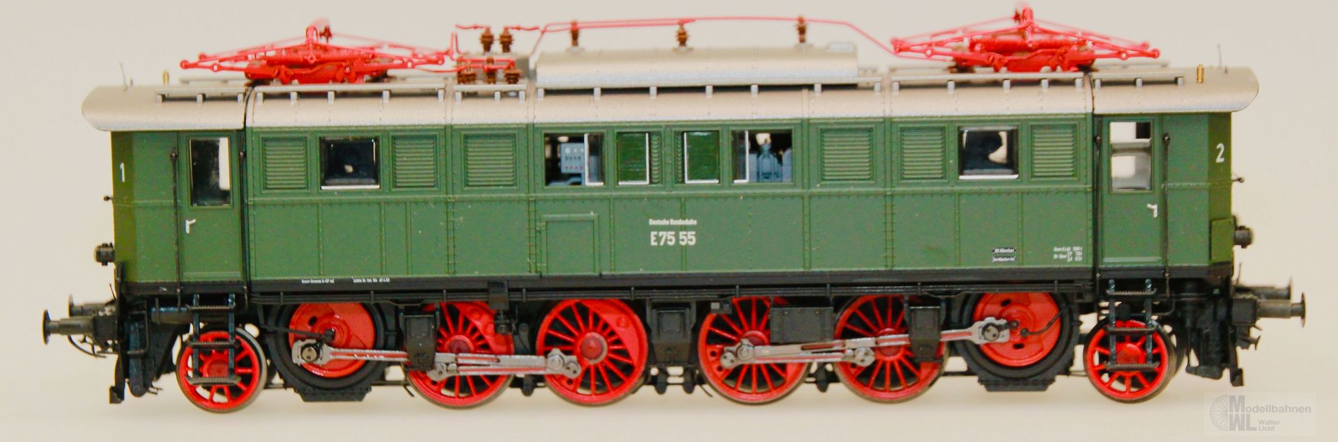 Brawa 43232 - BRAWA - E-Lok 75 55 DB Ep.III grün H0/GL